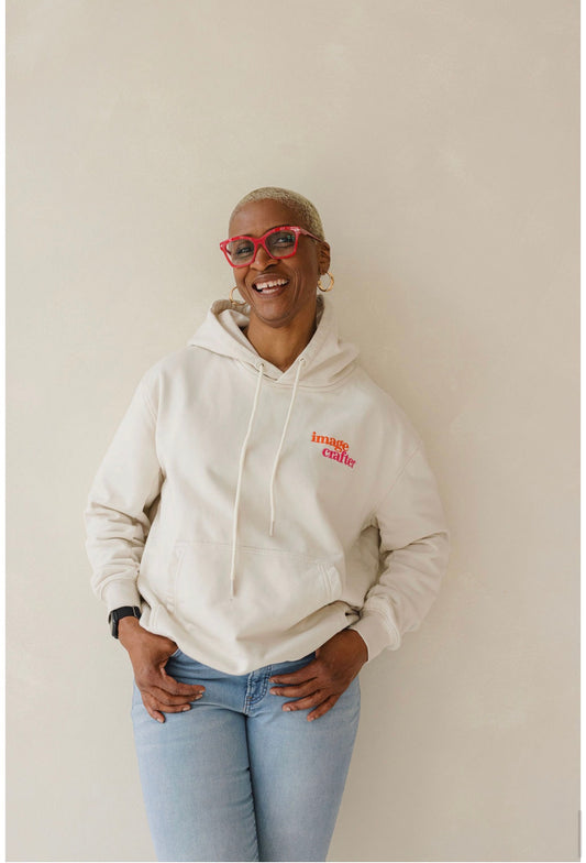 Beige Hoodie - Artsy Logo